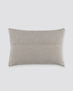 Plain back of the teal ari pillow cover
