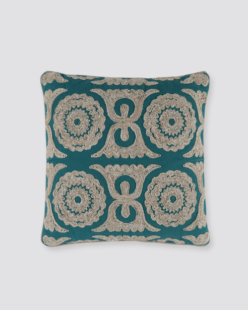 Teal Dori Cushion Cover