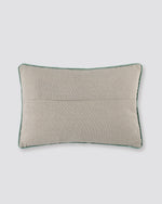 Plain back of the beige velvet dori pillow cover