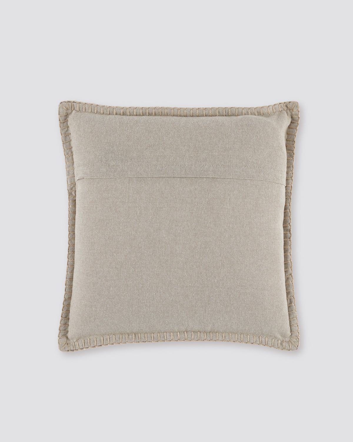 Plain back of the mosaic slub print cushion cover